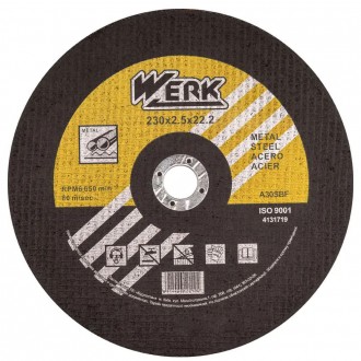 Відрізні диски WERK спроектовані для забезпечення ефективного та швидкого різанн. . фото 3