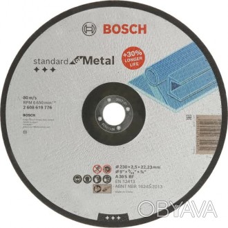 Відрізні диски Bosch спроектовані для забезпечення ефективного та швидкого різан. . фото 1