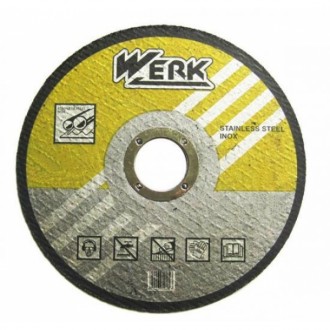 Диск відрізний по металу WERK (125x1.0x22.2 мм) (4131706). Винница. фото 1 Диск відрізний по металу WERK (125x1.0x22.2 мм) (4131706). Винница. фото 1