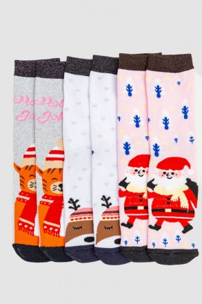 Комплект новорічних шкарпеток, Набори по 3 пари

Матеріал: Бавовна
Розмір: 36. . фото 3