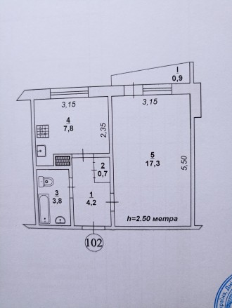Продам свою 1-комнатную квартиру в центре м-на Солнечный. 8 этаж, общая площадь . Саксаганский. фото 4