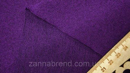  Ткань ангора цвет фиолетовый - мягкий, нежный материал, лицевая сторона предста. . фото 3