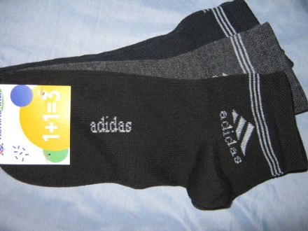  Набор носков укороченных, унисекс (указаны - женские) , из хлопковой воздухопро. . фото 5