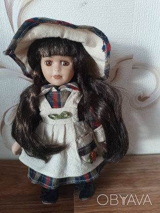 Кукла фарфоровая. 20 см. Германия. Винтаж.