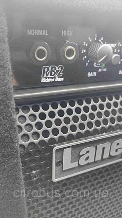 Laney RB2 — басовий комбопідсилювач, виготовлений у закритому боксі з оздоблення. . фото 4