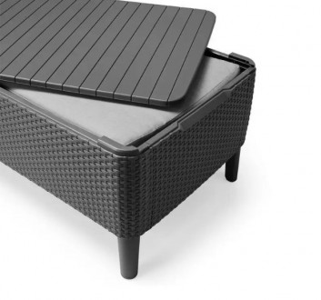 
 Комплект мебели Keter Salemo 3 seater set 253239 графит - современный дизайн, . . фото 7