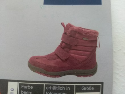 Зимние ботинки для девочек и мальчиков ,производство Германия. . фото 2