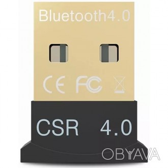 Компактный Bluetooth-адаптер, подключаемый к USB-порту. Поддерживая версию станд. . фото 1