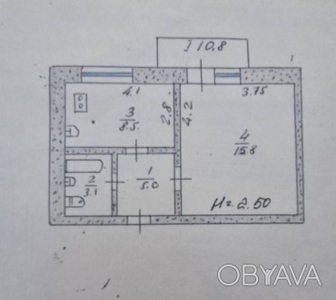 Продам 1-комнатную квартиру на бульваре Вечернем, 6 этаж/9 этажного дома, одност. Саксаганский. фото 1