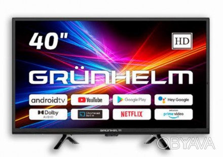 Телевизор Grunhelm 40F300-GA11 40" SMART TV T2
 
 
	
	
	Тип
	Телевизор
	
	
	Тип . . фото 1