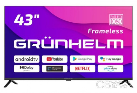 Телевизор Grunhelm 43F500-GA11V 43" SMART TV T2
 
	
	
	Тип
	Телевизор
	
	
	Тип у. . фото 1