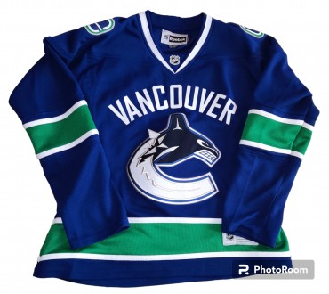 Хоккейный, женский свитер Reebok NHL Vancouver Canuks, для болельщиц , размер-М,. . фото 3