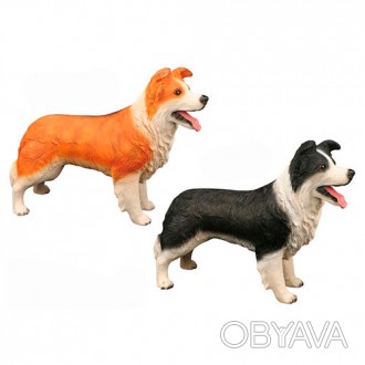 Животное Q9899-762 (36шт) собака, 32см, 2 цвета, в кульке, 32-25-8см. . фото 1