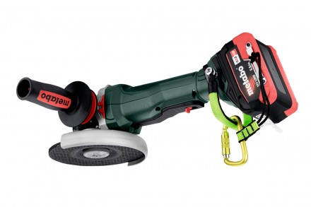 Акумуляторна кутова шліфувальна машина Metabo WPBA 18 LTX BL 15-150 Quick DS
Кон. . фото 5