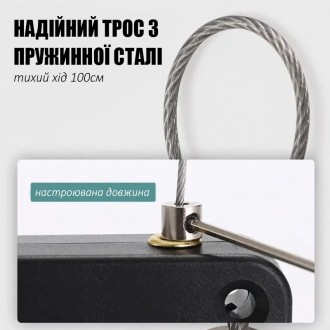 Доводчик дверний натягувач зі сталевим тросом для дверей і вікон RETEKESS Door C. . фото 6