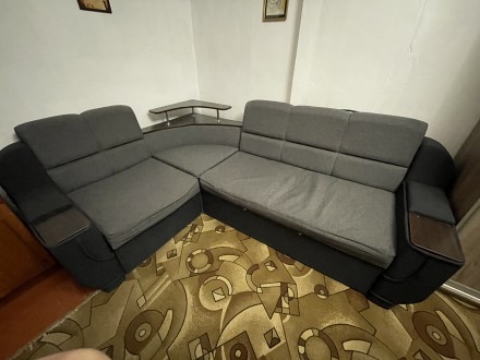 Кутовий диван: механізм трансформації - простий у використанні. 
Габаритні розм. . фото 2