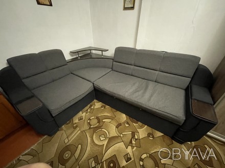 Кутовий диван: механізм трансформації - простий у використанні. 
Габаритні розм. . фото 1