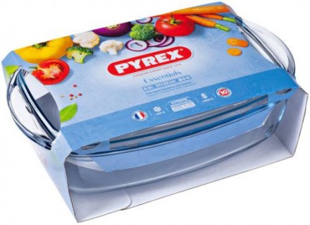 Форма для випічки (гусятниця) Pyrex Essentials з жароміцного термостійкого скла . . фото 3