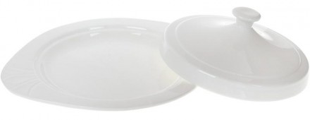 Блюдо White City для млинців - стильний і якісний професійний порцеляновий посуд. . фото 3