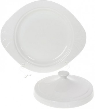 Блюдо White City для млинців - стильний і якісний професійний порцеляновий посуд. . фото 4