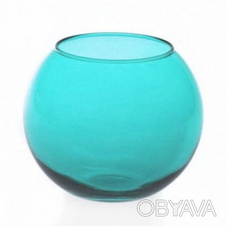 Декоративна скляна ваза Flora WorkShop. Оригінальна сферична форма. Висота 79мм.. . фото 1