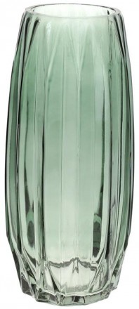 Скляна ваза Ancient Glass "Грейс" для квітів, настільна. Розмір: 30х13см. Ніжно-. . фото 2