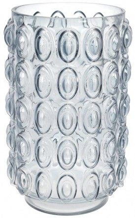Скляна ваза Ancient Glass "Bubbles" для квітів, настільна. Розмір: 30х19см. Ніжн. . фото 2