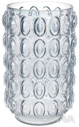 Скляна ваза Ancient Glass "Bubbles" для квітів, настільна. Розмір: 30х19см. Ніжн. . фото 1