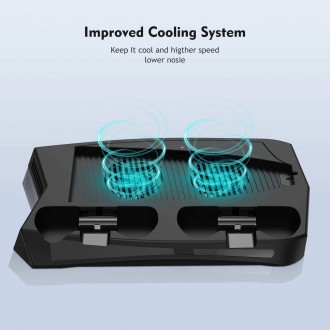 Универсальный дизайн: охлаждение и хранение вашей консоли Playstation 5 с зарядн. . фото 5