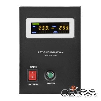 ИБП с правильной синусоидой LPY-B-PSW-1000VA+ (700Вт) 10A/20A Источники беспереб. . фото 1