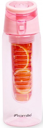 Пляшка для води Kamille Fruit - спортивна пляшка для втамування спраги. Повний о. . фото 4