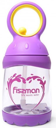 Пляшка дитяча для води Fissman Candy - для маленьких принцес і активних хлопців.. . фото 3