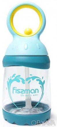 Пляшка дитяча для води Fissman Candy - для маленьких принцес і активних хлопців.. . фото 1
