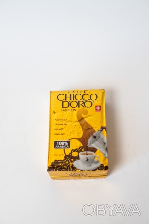 Кава мелена Chicco D'oro Tradition у вакуумній фольгованій упаковці від шве. . фото 1