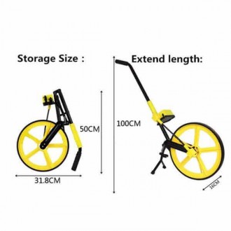 Мірне колесо (дорожній курвіметр) NTECH-GEO JC316A застосовується при розмітці і. . фото 3