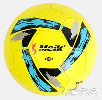 Якісний футбольний м'яч розмір №5. Він високої якості, приємний на дотик і водно. . фото 1