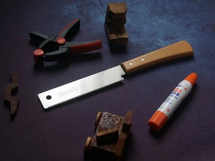 Нож ножовка пилка для пропила накладки грифа для посадки ладов или других мастер. . фото 6
