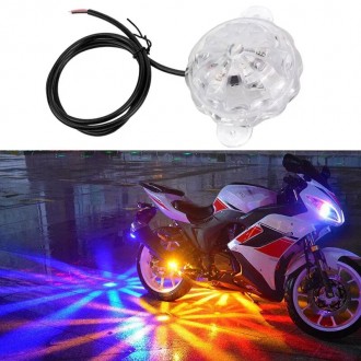 Светодиодная подсветка мотоцикла велосипеда скутера на 12 вольт.
Материал прозра. . фото 2