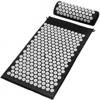 Ортопедичний масажний килимок із подушкою Acupressure Mat — це не лише масажний . . фото 2