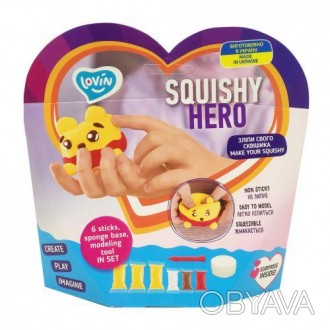 У наборі для ліплення серії "Squishy Hero" є всі необхідні матеріали для того, щ. . фото 1