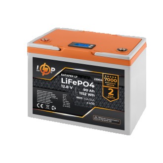 Акумулятори нового покоління LiFePO4 мають високий ККД (до 94%), низький самороз. . фото 3