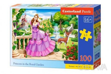 Пазлы "Принцесса в королевском саду", 100 элементов. Развивают логическое мышлен. . фото 1