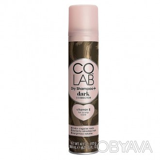 Сухий шампунь-коректор для темного волосся Colab Dry Shampoo Dark Corrector поту. . фото 1