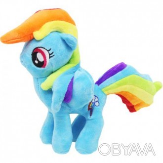 Мягкая игрушка в виде персонажа популярного мультсериала "Моя маленькая пони". О. . фото 1