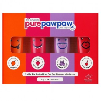 Набор восстанавливающих бальзамов для губ Pure Paw Paw Four Pack представляет со. . фото 4