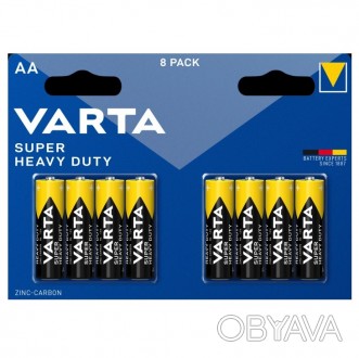 Батарейка Varta Superlife AA Bli 8 Zinc-Carbon предназначена для устройств с пос. . фото 1