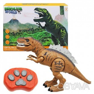 Оригінальна інтерактивна іграшка у вигляді динозавра, який вміє гарчати, змінюва. . фото 1