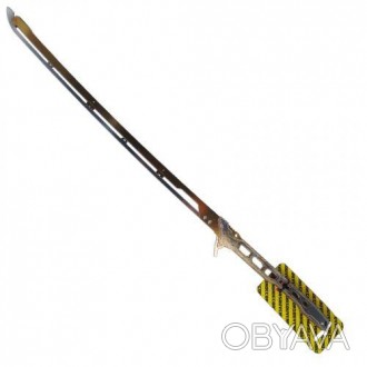 Модель меча сувенірна "Кіберкатана GOLD". Довжина – 72 см. Виконано з добре відш. . фото 1