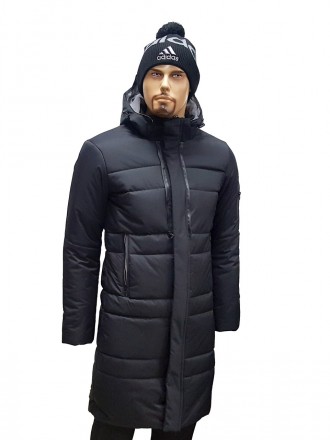 Размеры в наличии:3XL(52-54) 
Мужское зимнее пальто Adidas
Разработанное для нош. . фото 10