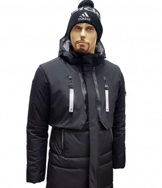Размеры в наличии:3XL(52-54) 
Мужское зимнее пальто Adidas
Разработанное для нош. . фото 3